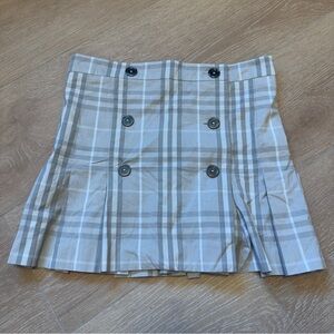 Burberry Brit Plaid Pleated Mini Skirt | Nova Check